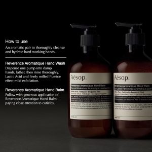 Aesop Reverence Hand Wash & Balm Set