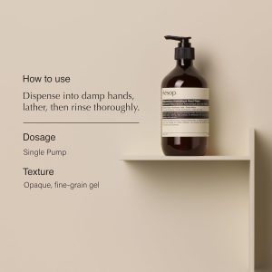 Aesop Resurrection Aromatique Hand Soap. Geranium Leaf Body Wash