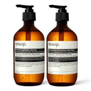 Aesop Resurrection Aromatique Hand Soap. Geranium Leaf Body Wash
