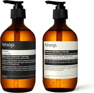 Aesop Geranium Leaf Body Cleanser and Shampoo